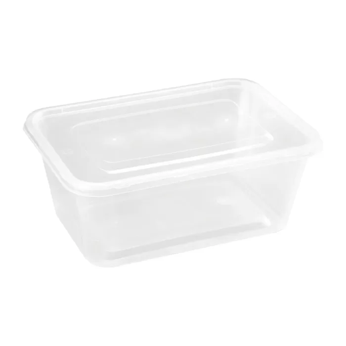 Microfast 1000ml Microwavable Plastic Food Containers & Lids Recyclable